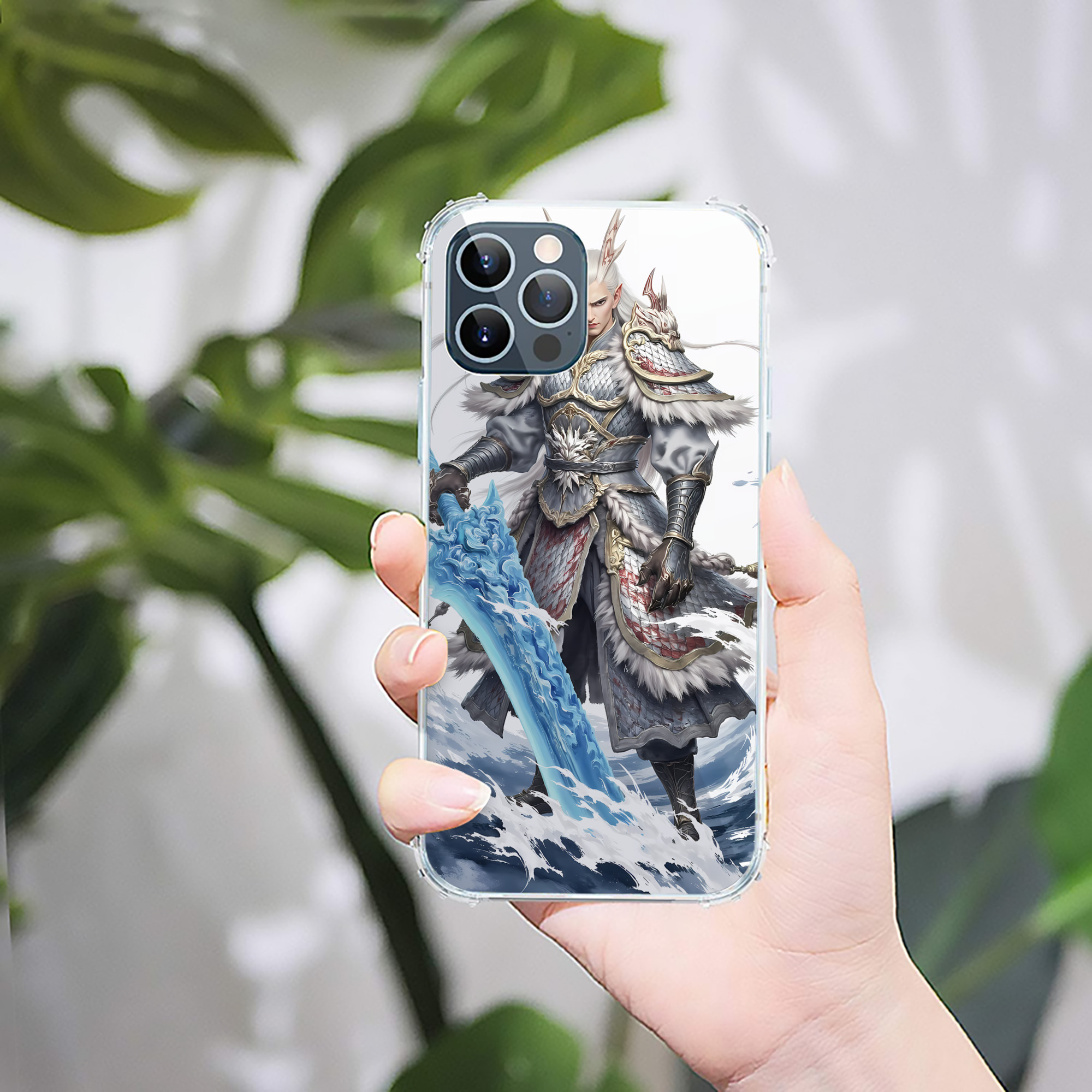 （画像用） Ne Zha 2 ナタ 魔童の大暴れ 【iPhone 12シリーズ対応】透明スマホケース（クリアソフトケース）